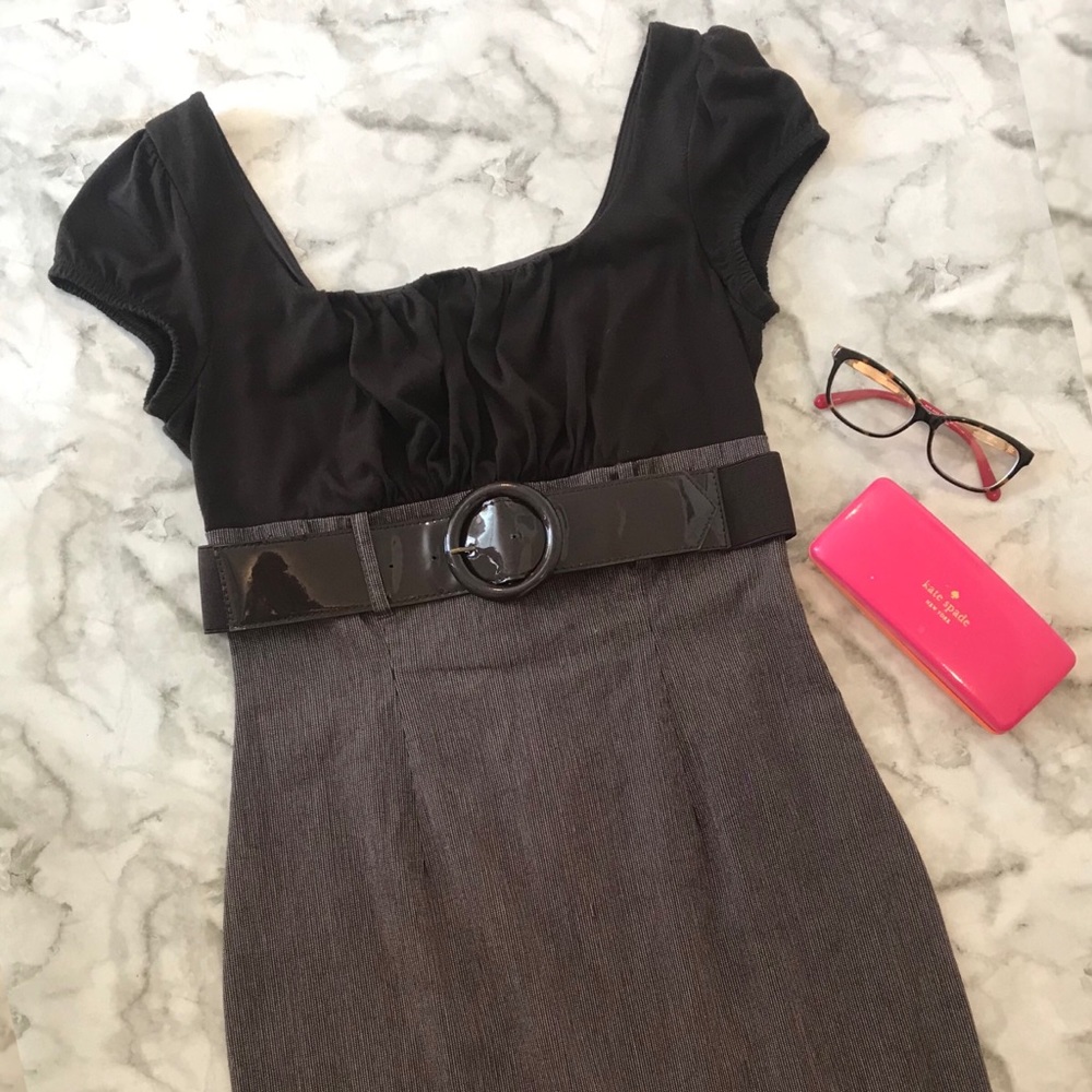 {amy byer} mini dress with belt